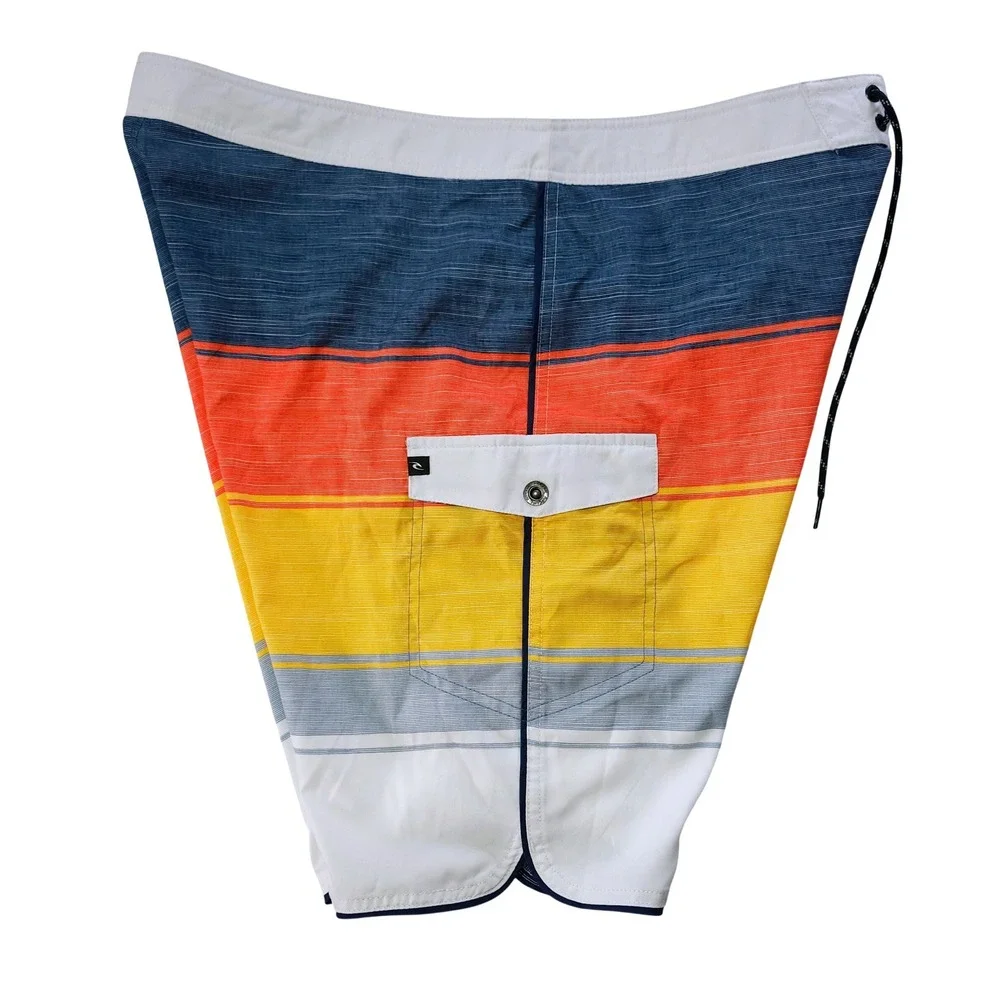 NEW Rip Curl State Park 3.0 Board Shorts Size 38 Striped Tillys Swim Surf